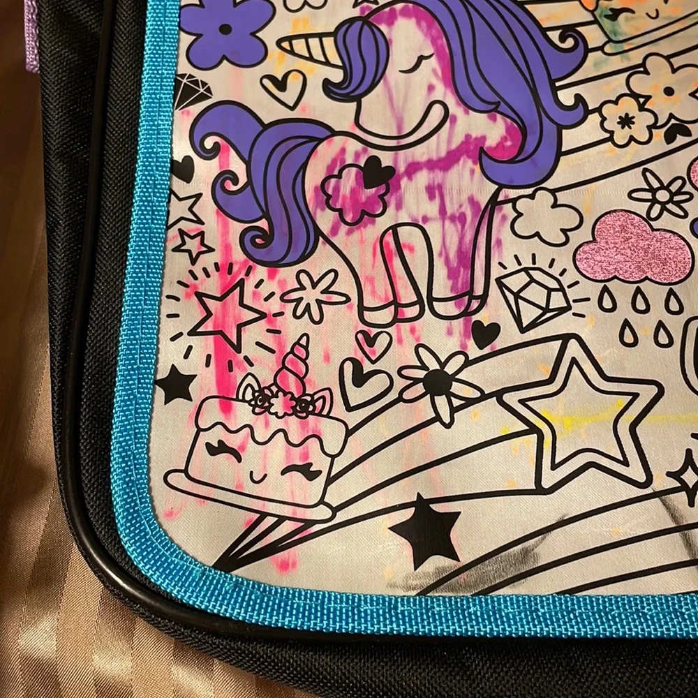 CraZArt girl’s book bag unicorn magic with adjustable strap